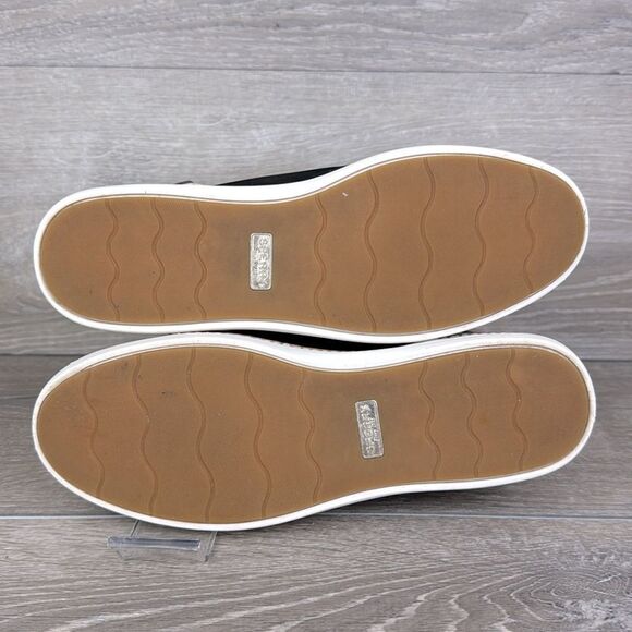 Sperry Top Sider Gold Cup Rey Isla Women’s Sz 9.5 Black Tan Leather Lace Up Boot - Picture 8 of 11